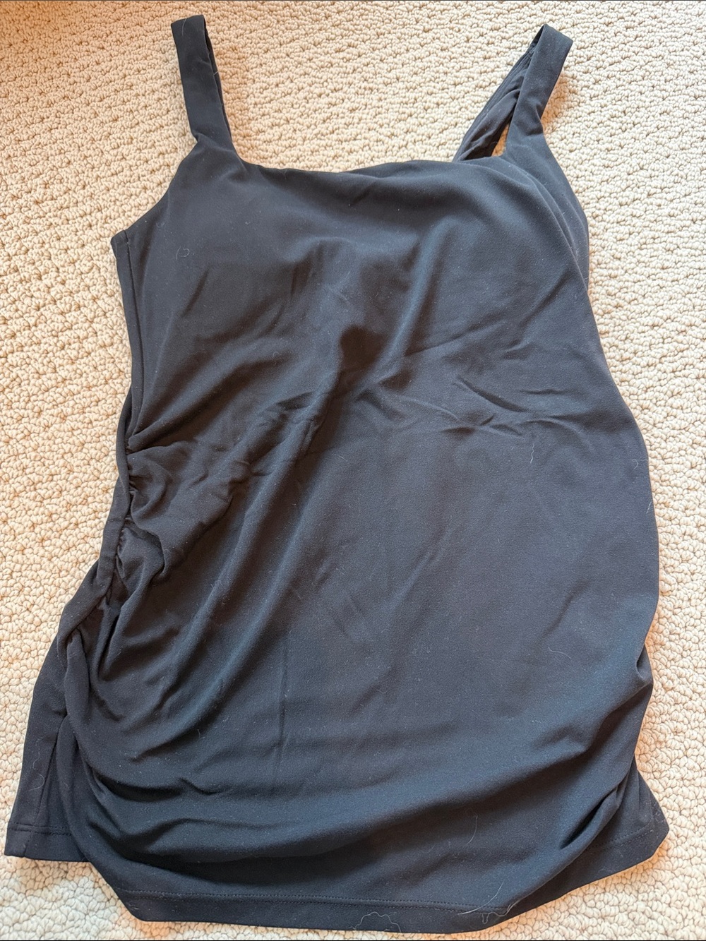 Black maternity tank CRZ yoga